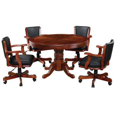 Poker Dining Table Valetta, Round, 8-person, 48